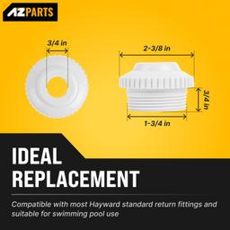 [Lifetime Warranty] SP1419D Directional Flow Hydrostream Return Jet Fitting - Pack of 6 thumbnail 4