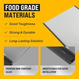 W11188040 Refrigerator Fresh Food UPPER Glass Shelf thumbnail 6