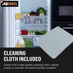 W11188040 Refrigerator Fresh Food UPPER Glass Shelf thumbnail 1