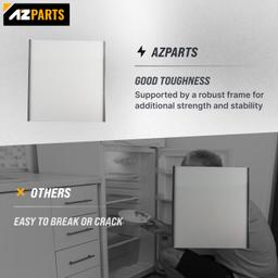 W11188040 Refrigerator Fresh Food UPPER Glass Shelf thumbnail 4