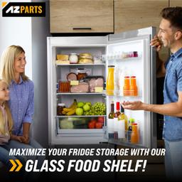 W11188040 Refrigerator Fresh Food UPPER Glass Shelf thumbnail 3