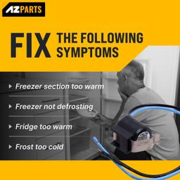 [Lifetime Warranty] 5303918214 Refrigerator Defrost Thermostat Kit - Compatible with Frigidaire Kenmore Electrolux Refrigerators - Replaces 75303918214 892545 AP2150145 PS469522 thumbnail 2