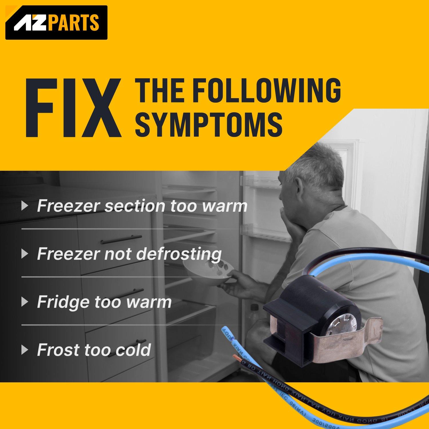 [Lifetime Warranty] 5303918214 Refrigerator Defrost Thermostat Kit - Compatible with Frigidaire Kenmore Electrolux Refrigerators - Replaces 75303918214 892545 AP2150145 PS469522 image 2