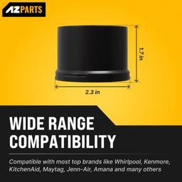 [Lifetime Warranty] 2260518B 2260502B Refrigerator Water Filter Cap - Compatible with Whirlpool & Kenmore Refrigerators - Replaces WP2260518B WP2260518BVP PS11739970 - Pack of 2 thumbnail 3
