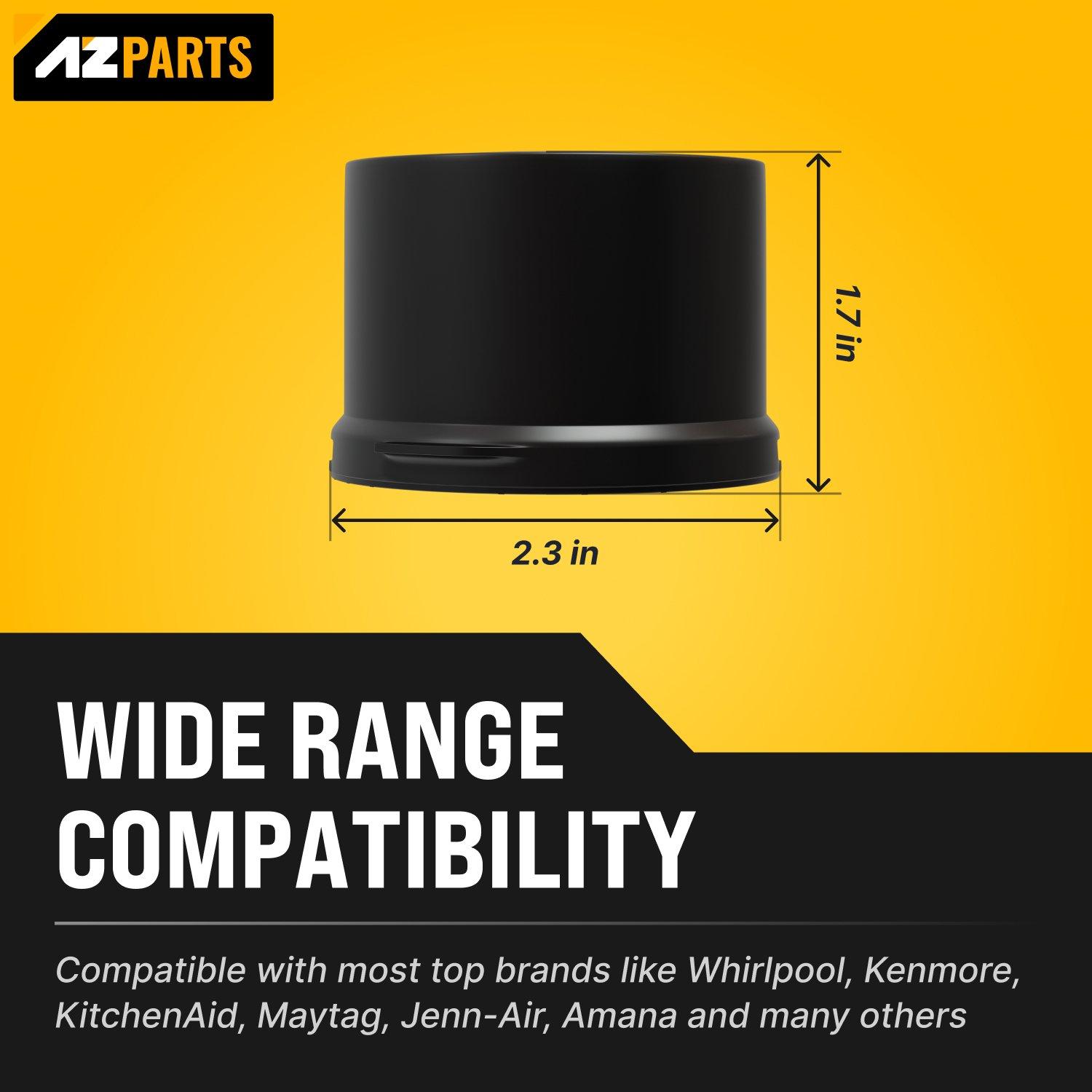 [Lifetime Warranty] 2260518B 2260502B Refrigerator Water Filter Cap - Compatible with Whirlpool & Kenmore Refrigerators - Replaces WP2260518B WP2260518BVP PS11739970 - Pack of 2 image 3