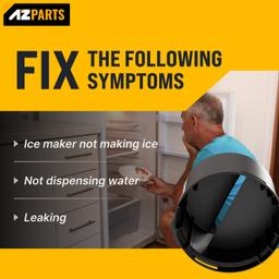 [Lifetime Warranty] 2260518B 2260502B Refrigerator Water Filter Cap - Compatible with Whirlpool & Kenmore Refrigerators - Replaces WP2260518B WP2260518BVP PS11739970 - Pack of 2 thumbnail 4