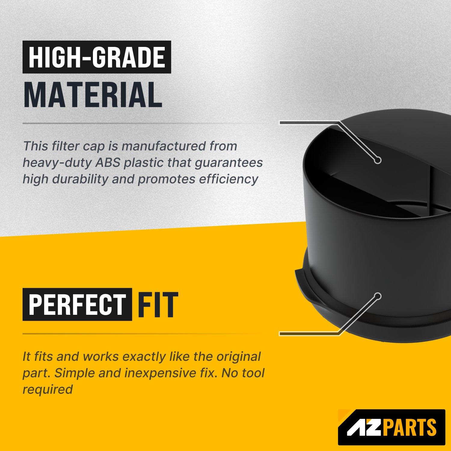 [Lifetime Warranty] 2260518B 2260502B Refrigerator Water Filter Cap - Compatible with Whirlpool & Kenmore Refrigerators - Replaces WP2260518B WP2260518BVP PS11739970 - Pack of 2 image 1