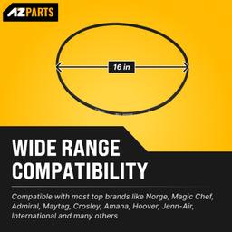 [Lifetime Warranty] 21352320 51-1/8" Washer Drive Belt Replacement - Compatible with Whirlpool & Maytag Washers - Replaces 21001478 WP21352320 PS11738882 AP6005822 35-2073 35-2320 thumbnail 1