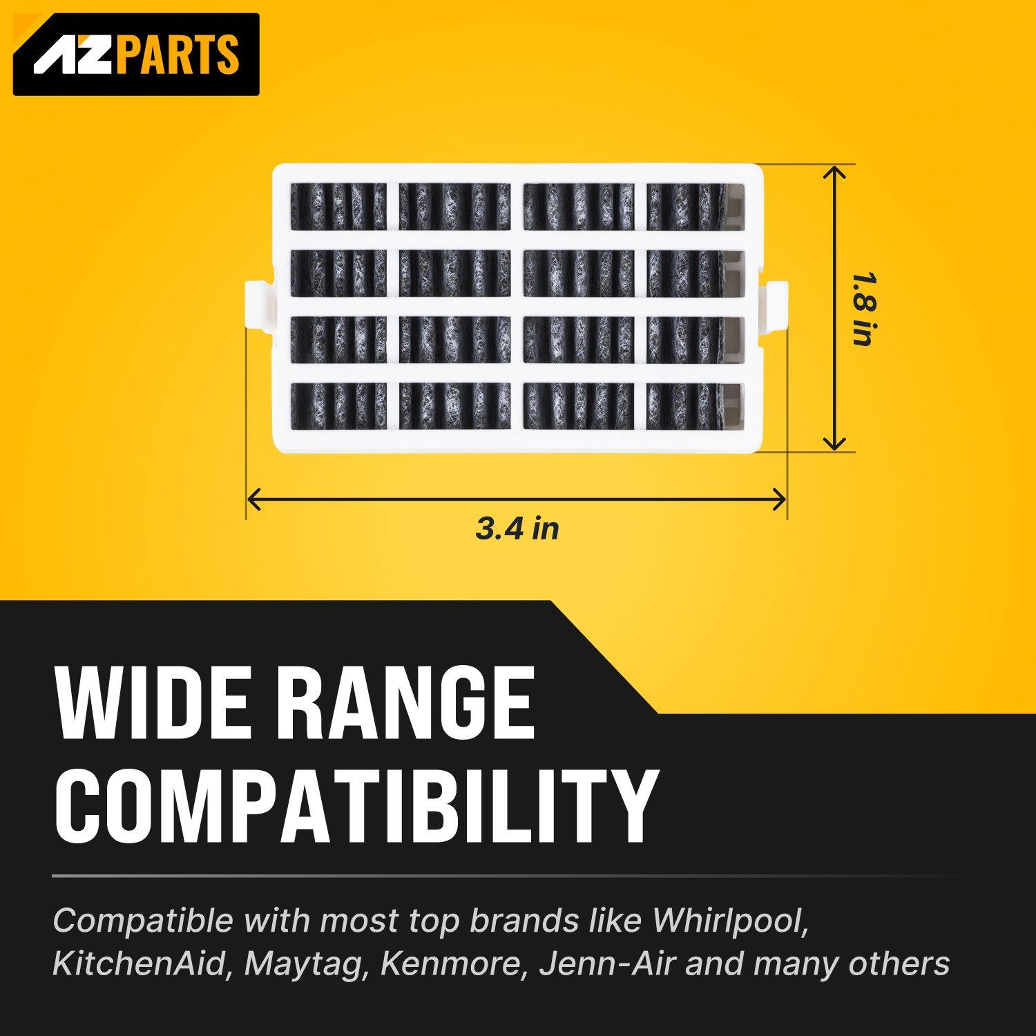 [Lifetime Warranty] W10311524 AIR1 Refrigerator Air Filter Cartridge Replacement - Compatible with Whirlpool FreshFlow Air Filter, Maytag, KitchenAid, Jenn-Air & Kenmore, Replaces 2319308, W10335147 - Pack of 5 image 3