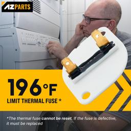 [Lifetime Warranty] 3390719 Dryer Thermal Fuse - Compatible with Whirlpool & Kenmore Dryers - Replaces PS11741444 AP3133489 688841 690198 279650 3389639 WED8500BW0 WED8800YC1 thumbnail 5