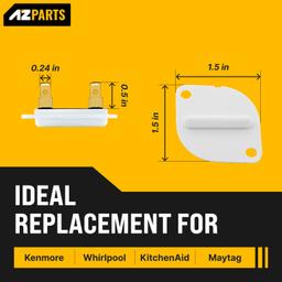 [Lifetime Warranty] 3390719 Dryer Thermal Fuse - Compatible with Whirlpool & Kenmore Dryers - Replaces PS11741444 AP3133489 688841 690198 279650 3389639 WED8500BW0 WED8800YC1 thumbnail 4