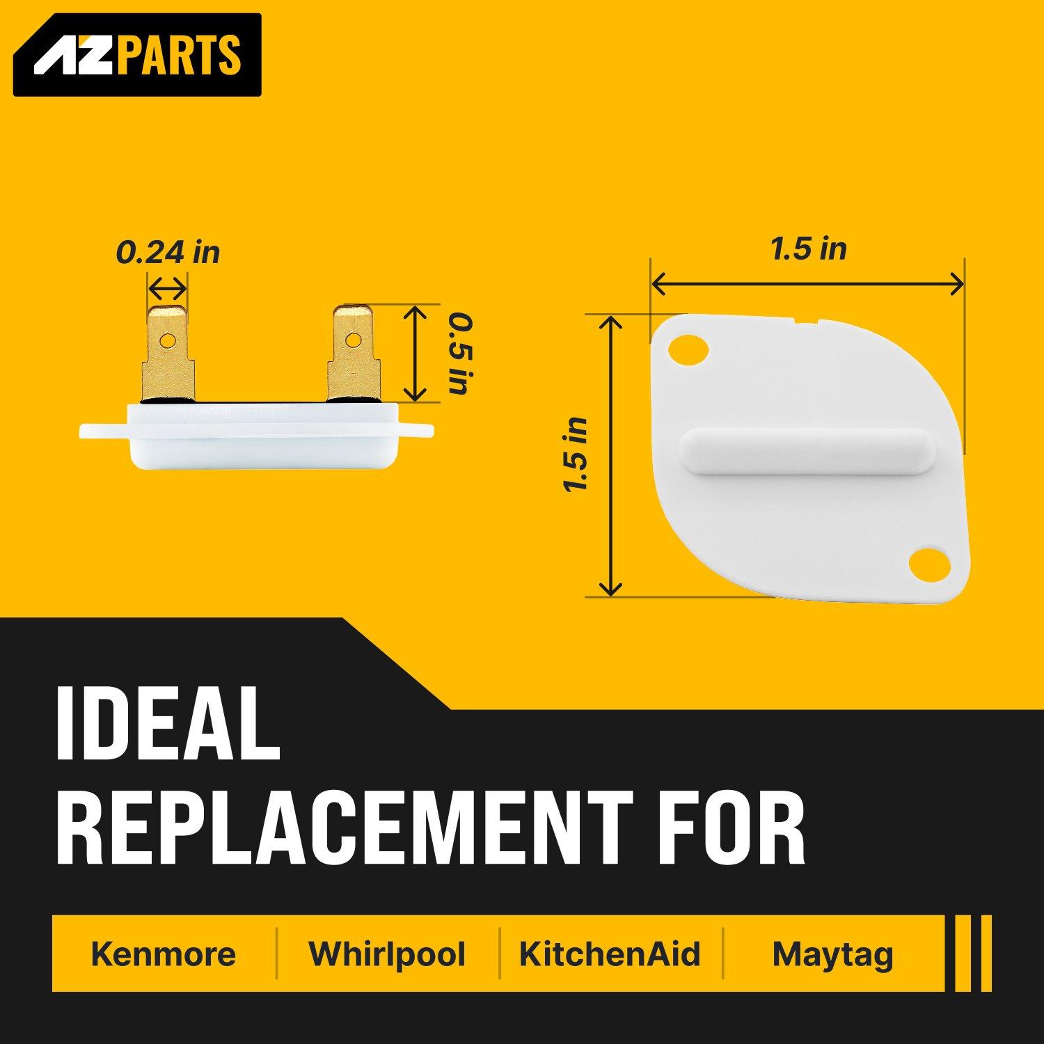 [Lifetime Warranty] 3390719 Dryer Thermal Fuse - Compatible with Whirlpool & Kenmore Dryers - Replaces PS11741444 AP3133489 688841 690198 279650 3389639 WED8500BW0 WED8800YC1 image 4