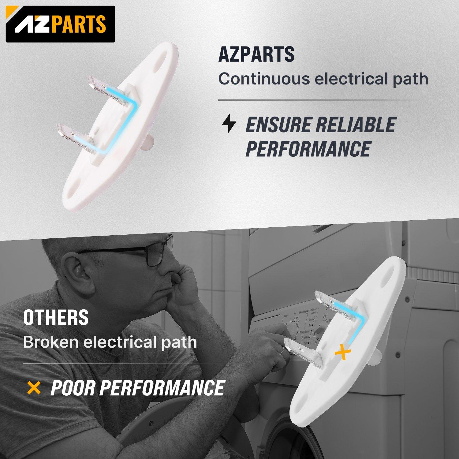 [Lifetime Warranty] 8577274 Dryer Thermistor Replacement - Compatible with Whirlpool Kenmore KitchenAid Dryers - Replaces 3976615 AP3919451 WP8577274 3390292 - Pack of 2 image 2