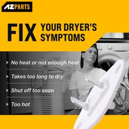 [Lifetime Warranty] 8577274 Dryer Thermistor Replacement - Compatible with Whirlpool Kenmore KitchenAid Dryers - Replaces 3976615 AP3919451 WP8577274 3390292 - Pack of 2 thumbnail 1