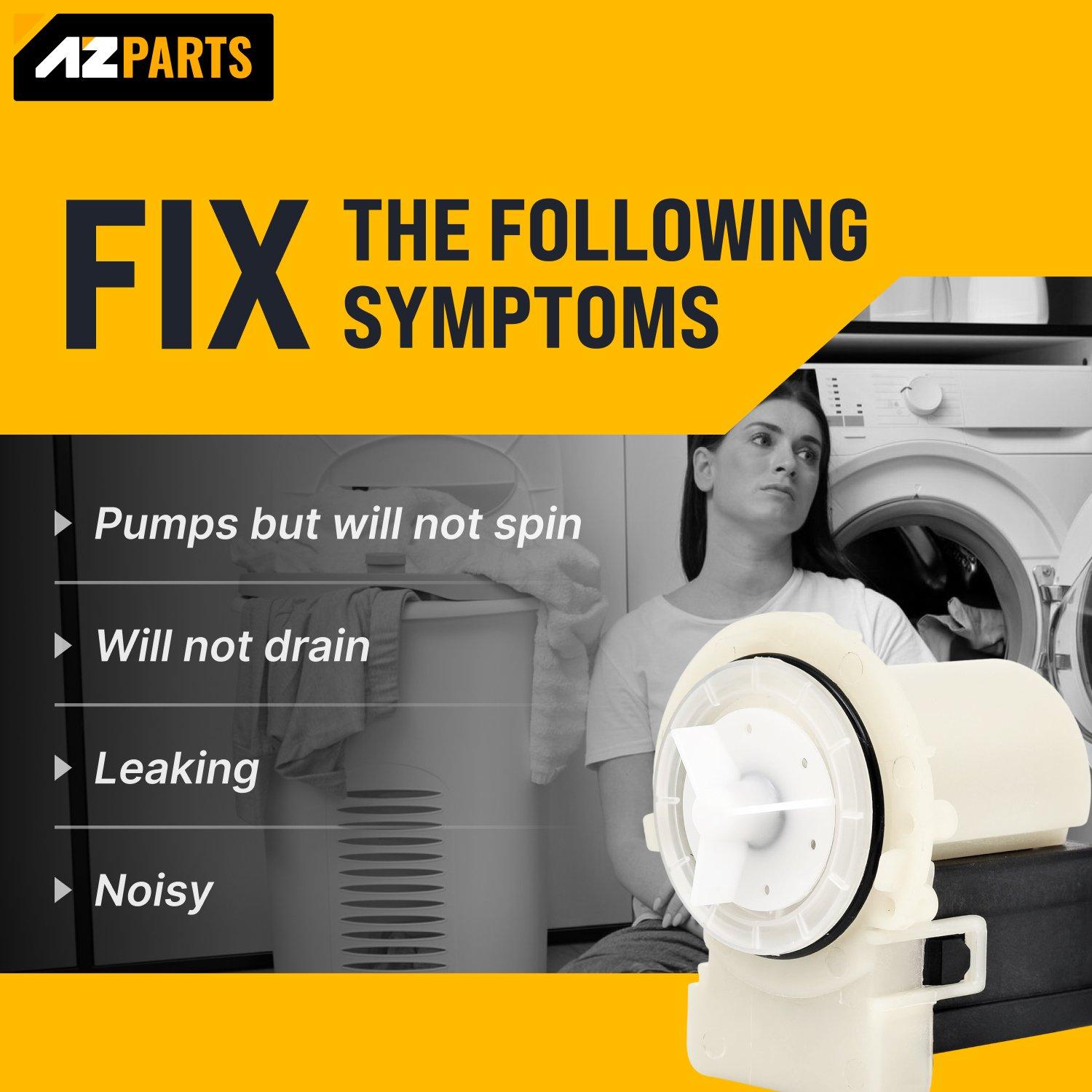 [Lifetime Warranty] 280187 8181684 Washer Drain Pump Motor Askoll m75 - Compatible with Whirlpool Duet Maytag Epic Kenmore HE Front Load KitchenAid Washers - Replaces 285998 8182819 8182821 AP3953640 image 4