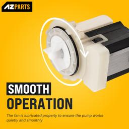 [Lifetime Warranty] 280187 8181684 Washer Drain Pump Motor Askoll m75 - Compatible with Whirlpool Duet Maytag Epic Kenmore HE Front Load KitchenAid Washers - Replaces 285998 8182819 8182821 AP3953640 thumbnail 3