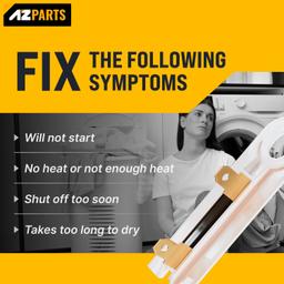 [Lifetime Warranty] 3392519 Dryer Thermal Fuse - Fit for Whirlpool Kenmore Maytag - Replaces WP3392519 AP6008325 G4AP0500 3388651 694511 80005 WP3392519VP thumbnail 5