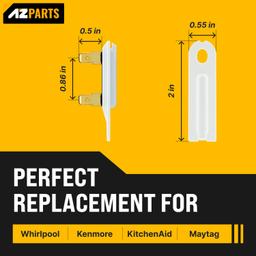 [Lifetime Warranty] 3392519 Dryer Thermal Fuse - Fit for Whirlpool Kenmore Maytag - Replaces WP3392519 AP6008325 G4AP0500 3388651 694511 80005 WP3392519VP thumbnail 4