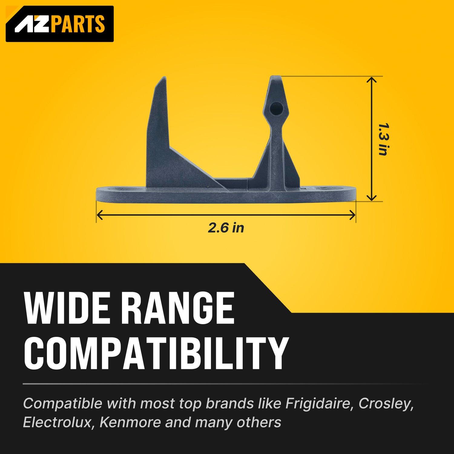 [Lifetime Warranty] 131763302 Washer Door Striker - Compatible with Frigidaire Electrolux Kenmore Washers - Replaces AP4508273 131763340 134456602 134456640 1564512 AH2378364 - Pack of 2 image 2