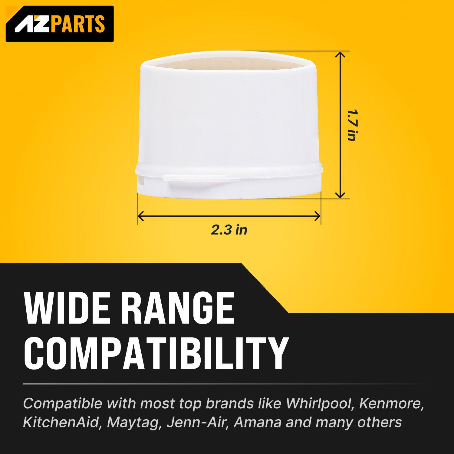 [Lifetime Warranty] WP2260518W 2260502W Refrigerator Water Filter Cap Replacement - Compatible with Whirlpool & Kenmore Refrigerators - Replaces 2260518W WP2260518WVP PS11739972 image 1