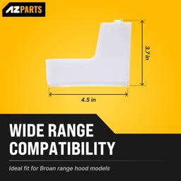 [Lifetime Warranty] 99110437 S99110437 Range Hood Light Lens Cover - Compatible with Broan Nutone Range Hood Light Cover - Replaces 41000 40000 42000 45000 BP43 S99110437 99110437 - Pack of 2 thumbnail 1