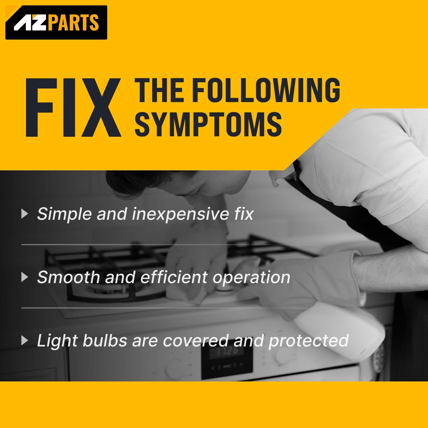 [Lifetime Warranty] 99110437 S99110437 Range Hood Light Lens Cover - Compatible with Broan Nutone Range Hood Light Cover - Replaces 41000 40000 42000 45000 BP43 S99110437 99110437 - Pack of 2 image 2