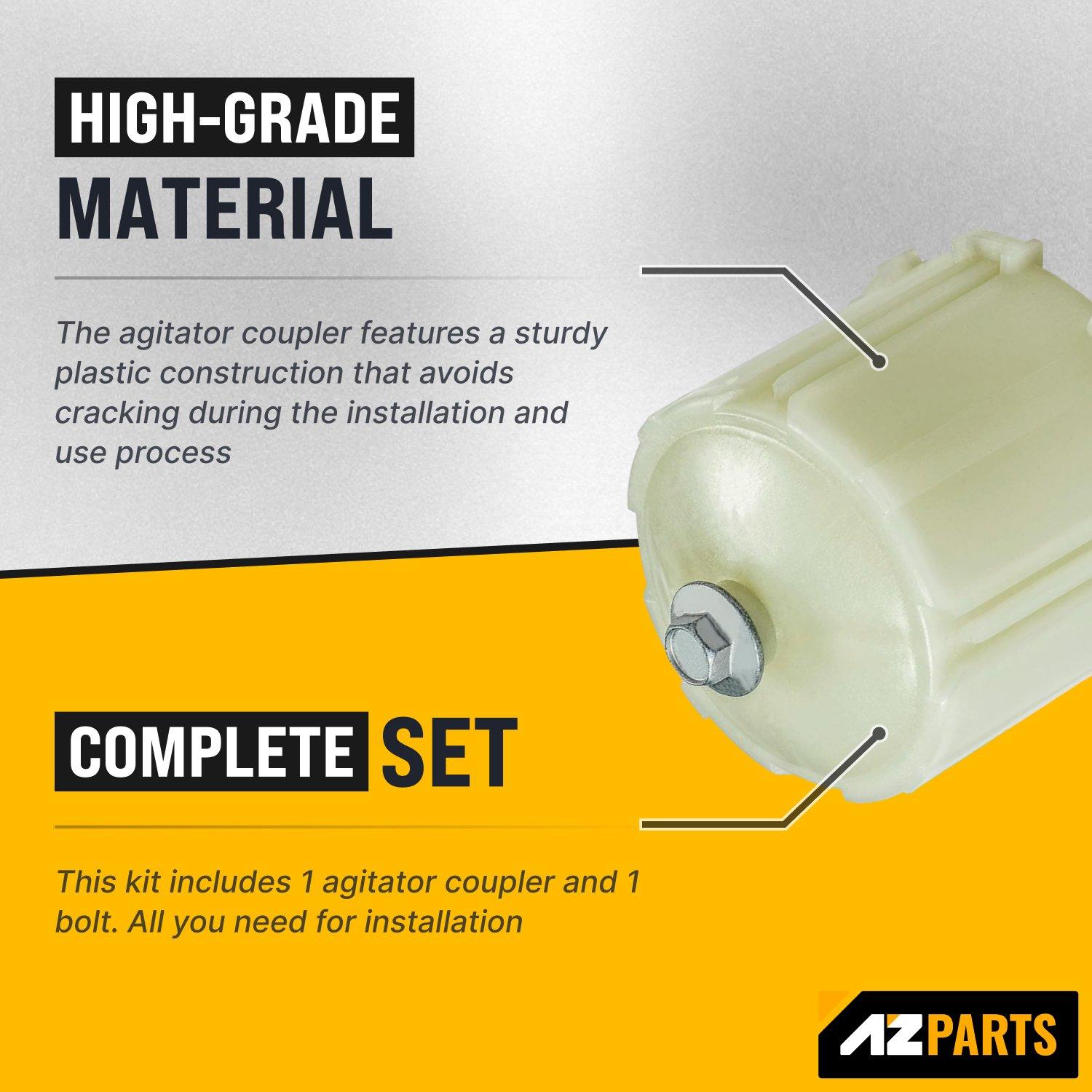 [Lifetime Warranty] WH49X10042 Washer Agitator Coupler Kit Replacement - Compatible with GE Washing Machines - Replaces AP3964635 PS1517844 1195917 WH43X10009 image 1