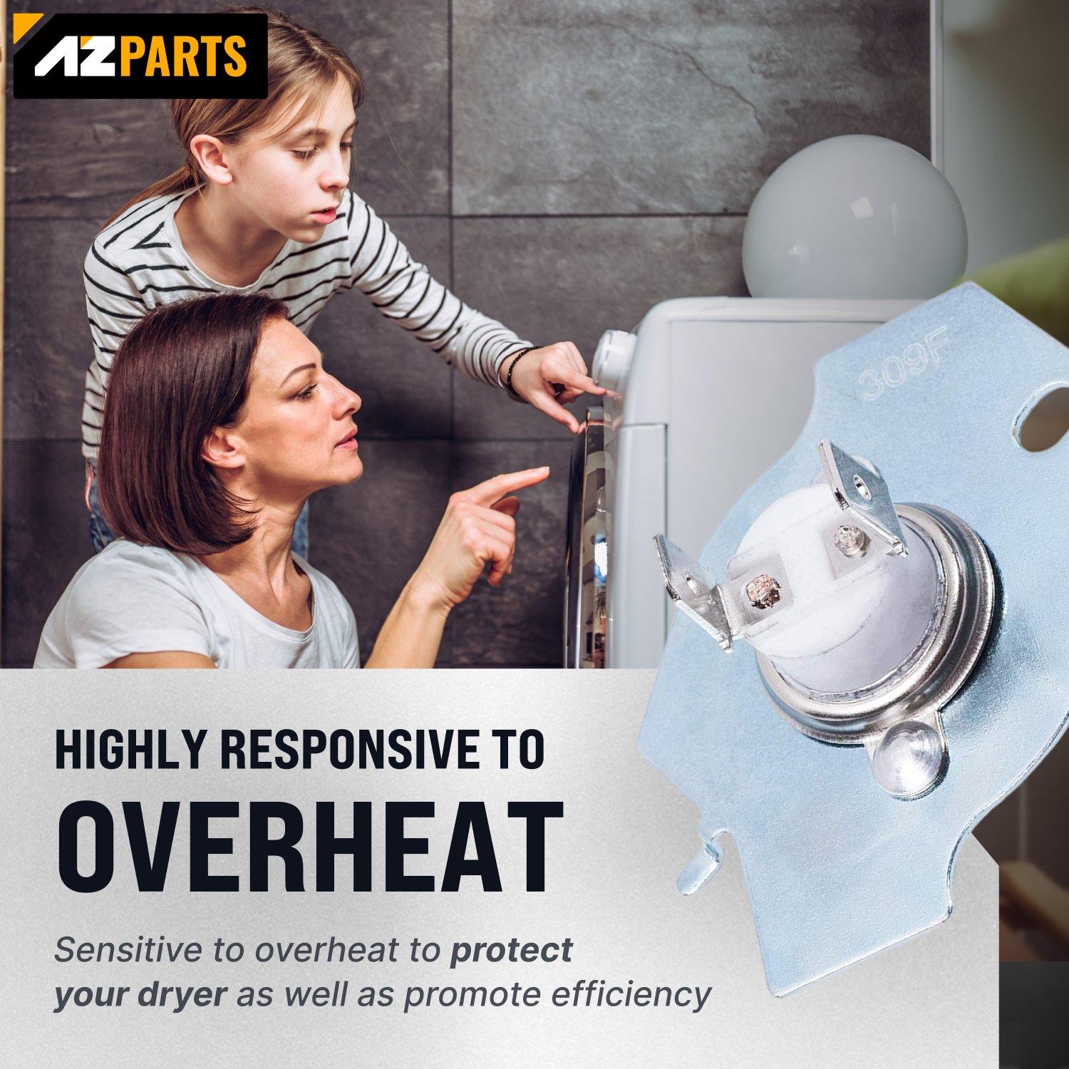 [Lifetime Warranty] 3977393 Dryer Thermal Fuse - Compatible with Whirlpool Maytag Roper Kenmore KitchenAid Clothes Dryers - Replaces AP3094244 3399848 AH334299 279816 image 6