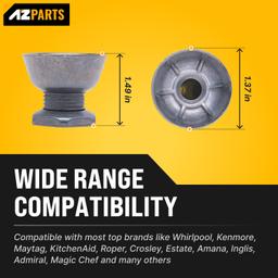 [Lifetime Warranty] 8066184 Dryer Motor Pulley 29 - Compatible with Whirlpool Kenmore Maytag Dryers Washers - Replaces 3394341 AP6011686 PS11744884 WP8066184 WED4815EW1 MEDC400VW0 NED4655EW1 WED5000DW2 thumbnail 1