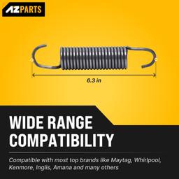 [Lifetime Warranty] 280159 Washer Spring Replacement - Compatible with Whirlpool & Kenmore Washers - Replaces 1175779 8540102 AP3904440 W10010360 - Pack of 2 thumbnail 2