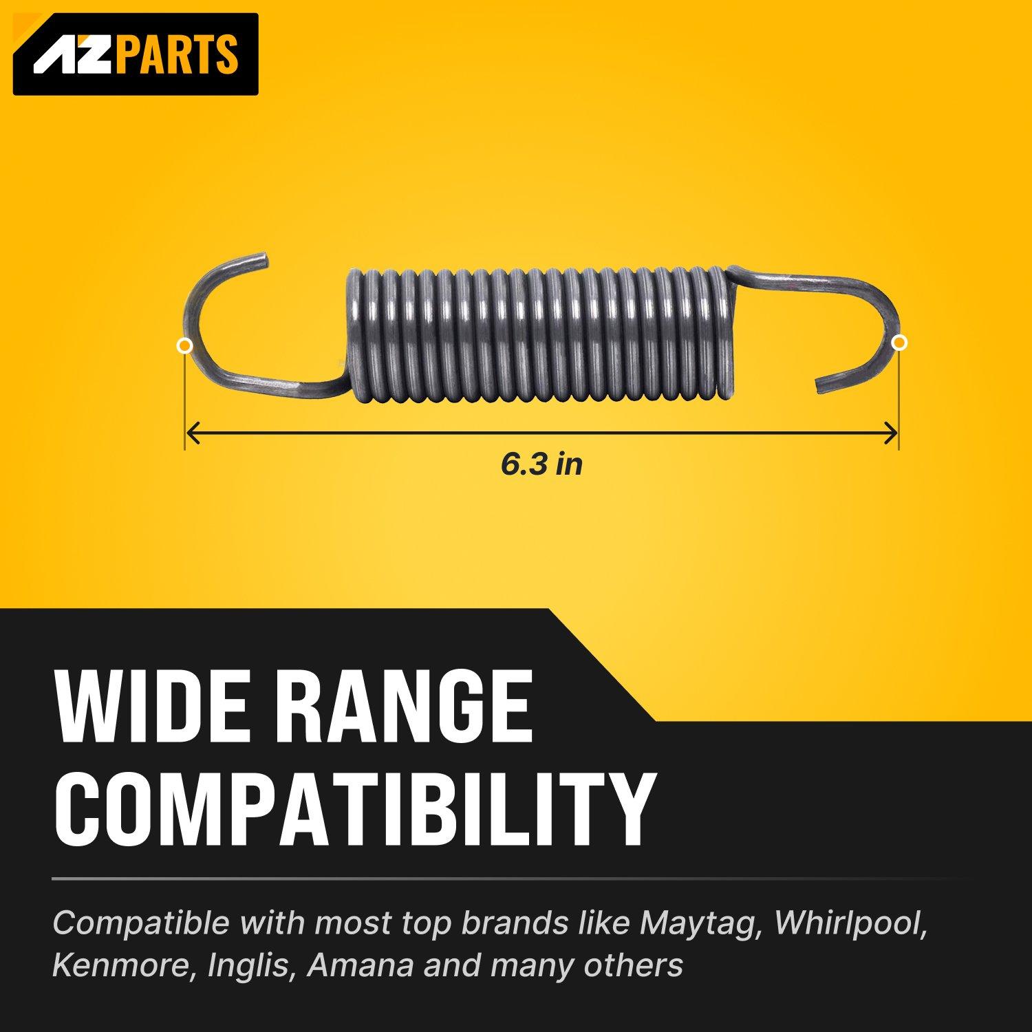 [Lifetime Warranty] 280159 Washer Spring Replacement - Compatible with Whirlpool & Kenmore Washers - Replaces 1175779 8540102 AP3904440 W10010360 - Pack of 2 image 2