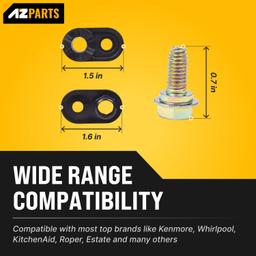 [Lifetime Warranty] 4318165 Refrigerator Door Closer Cam Kit Replacement - Compatible with Whirlpool Kenmore KitchenAid Roper Refrigerators - Replaces AP3103517 EA358690 PS358690 thumbnail 1