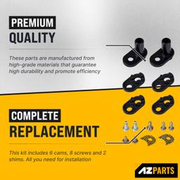 [Lifetime Warranty] 4318165 Refrigerator Door Closer Cam Kit Replacement - Compatible with Whirlpool Kenmore KitchenAid Roper Refrigerators - Replaces AP3103517 EA358690 PS358690 thumbnail 3