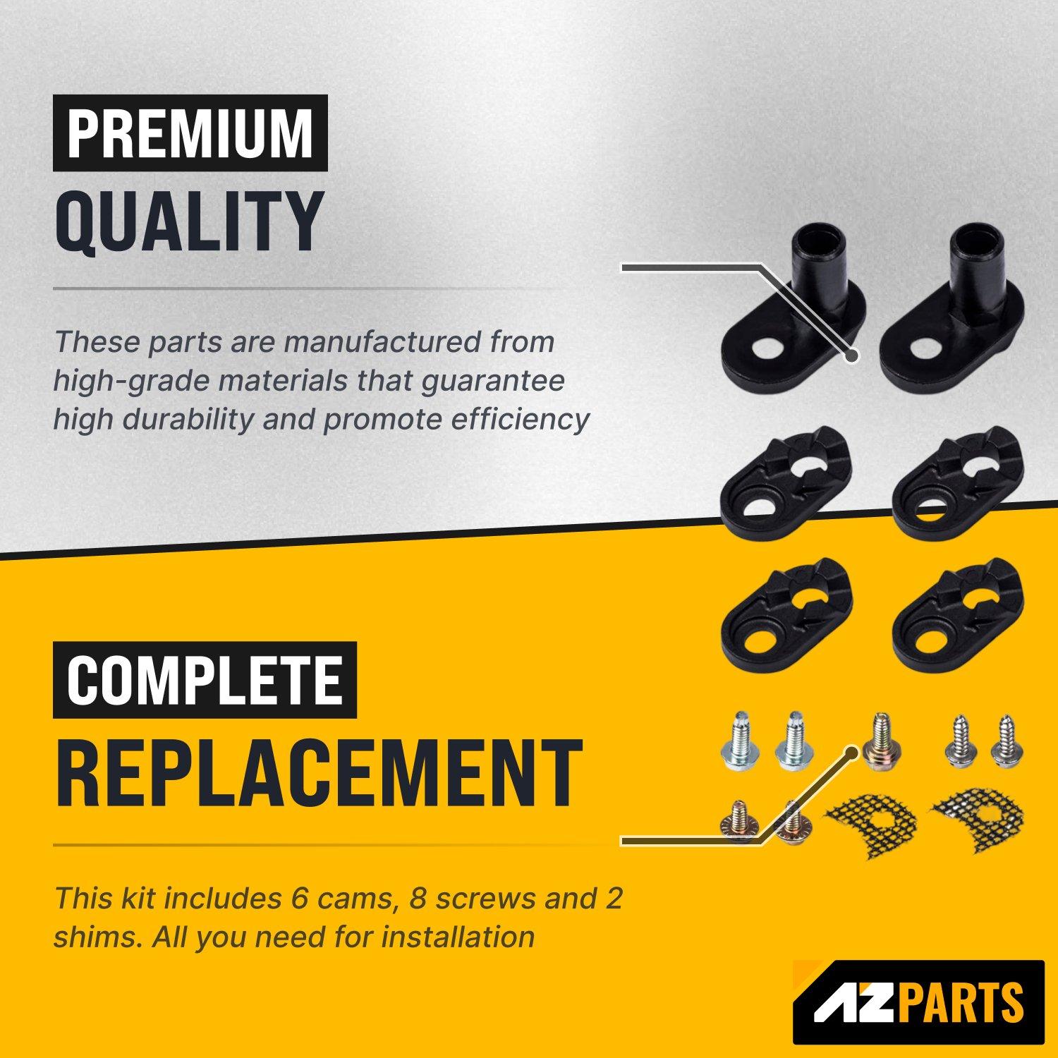 [Lifetime Warranty] 4318165 Refrigerator Door Closer Cam Kit Replacement - Compatible with Whirlpool Kenmore KitchenAid Roper Refrigerators - Replaces AP3103517 EA358690 PS358690 image 3