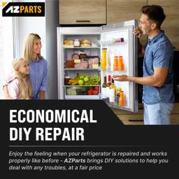 [Lifetime Warranty] 4318165 Refrigerator Door Closer Cam Kit Replacement - Compatible with Whirlpool Kenmore KitchenAid Roper Refrigerators - Replaces AP3103517 EA358690 PS358690 thumbnail 4