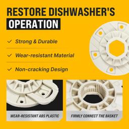[Lifetime Warranty] W10528947 W10396887 Washer Basket Driven Hub Kit - Compatible with Maytag Whirlpool Kenmore Washers - Replaces AP5665171 W10528947VP PS6012095 thumbnail 5