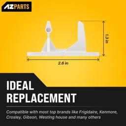 [Lifetime Warranty] 131763310 Washer Door Striker - Compatible with Frigidaire & Kenmore Washers - Replaces 131763300 AP3580441 PS890617 - Pack of 4 thumbnail 1