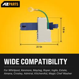 [Lifetime Warranty] 8318084 AP3180933 PS886960 Washer Door Lid Switch - Fit for Whirlpool Roper Estate Kenmore - Replaces TJ90ES8084 WP8318084 AP6012742 ES8084 PS11745957 WP8318084VP PN8318084 thumbnail 1