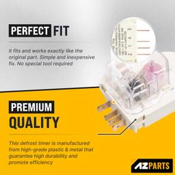 [Lifetime Warranty] 215846602 Refrigerator Defrost Timer Replacement - Compatible with Frigidaire Kenmore Refrigerators - Replaces 215846606 240371001 241621501 AP2111929 PS423801 thumbnail 1