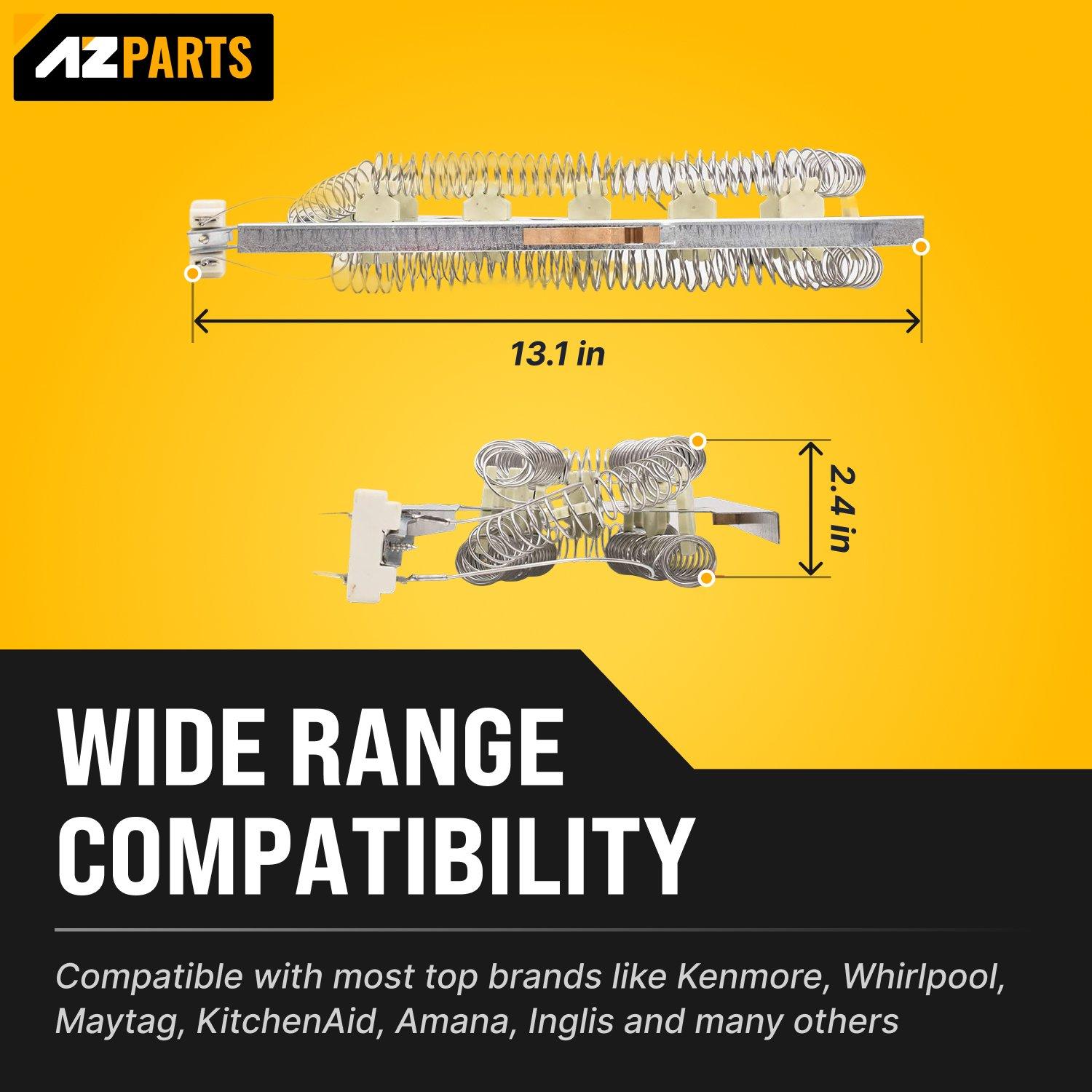 [Lifetime Warranty] 3387747 MEDB835DW4 Dryer Heating Element Kit - For Whirlpool Kenmore Maytag KitchenAid Amana GEW9250PW1 GEW9250PW0 WED5100HW1 WED8300SW2 GEW9200LW1 MED6230HW1 GEQ9800PW1 WED7500GC0 image 4