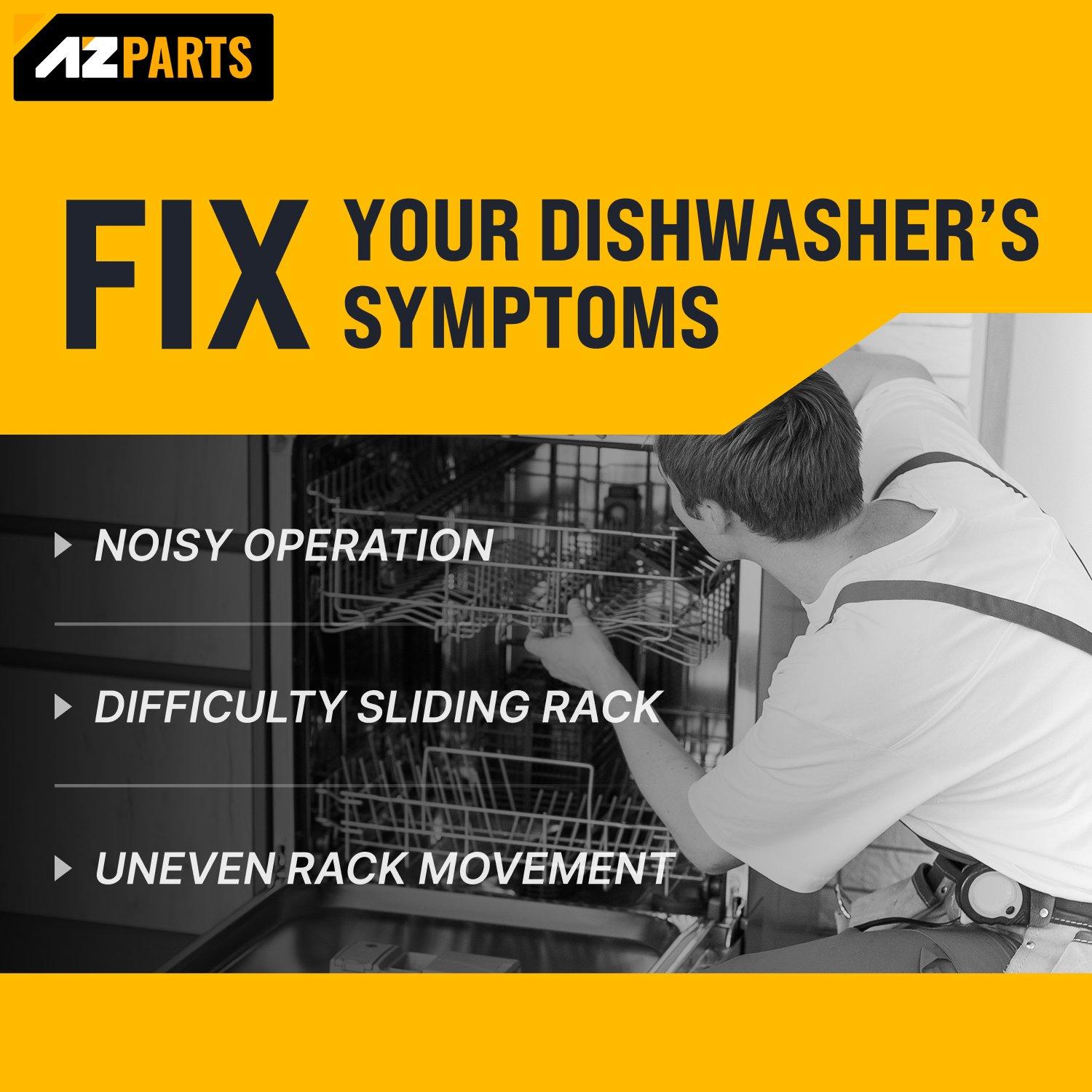 [Lifetime Warranty] 165314 Dishwasher Lower Rack Wheel - Compatible for Bosch & Kenmore Dishwashers - Replaces 420198 423232 AP2802428 PS8697067 00420198 PS3439123 EAP3439123 - Pack of 4 image 4