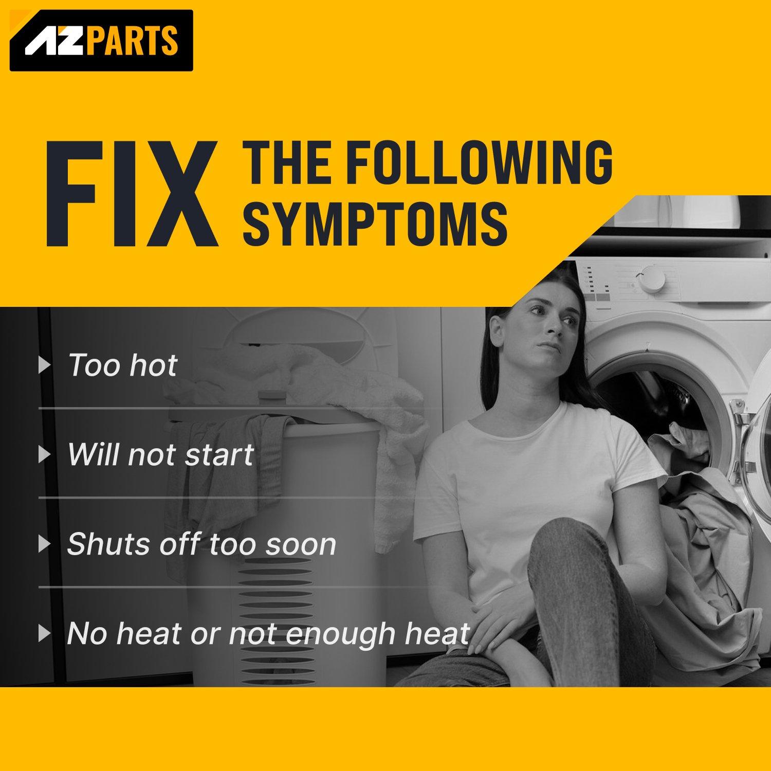 [Lifetime Warranty] 279973 Dryer Thermal Cut-Off Fuse Kit - Compatible with Whirlpool Kenmore Maytag KitchenAid Electric Dryers - Replaces 8318314 3391913 AP3094323 PS334387 279973VP image 5