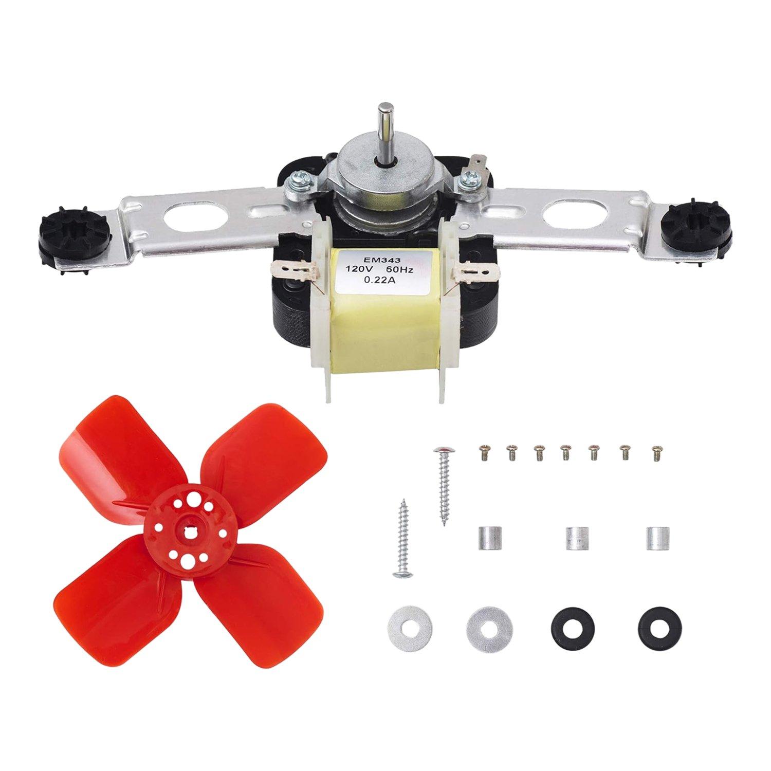 [Lifetime Warranty] 482731 Refrigerator Evaporator Fan Motor Kit - Compatible with Whirlpool Kenmore Refrigerators/Freezers - Replaces 0056801 1100473 PS376645 AP3110929 R0950025 image 0