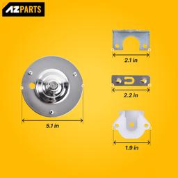 [Lifetime Warranty] 5303281153 & 134503600 Dryer Rear Bearing - Compatible with Frigidaire & Kenmore Dryers - Replaces PS459829 AP2142648 131777700 PS1148434 134163400 thumbnail 4