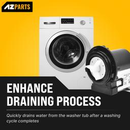 [Lifetime Warranty] 4681EA2001T WM3170CW Washer Drain Pump for Kenmore LG WM3170CW WM2101HW WM2301HR WM0642HW WM3670HVA WM2650HWA WM3270CW WM8100HVA MAH5500BWW WM8000HVA WM2487HRMA WM8000HWA thumbnail 3