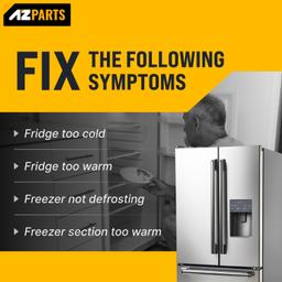 [Lifetime Warranty] WR55X10025 Refrigerator Temperature Sensor Replacement - Compatible with GE Hotpoint Refrigerators - Replaces 914093 AP3185407 PS304103 WR50X10027 thumbnail 2