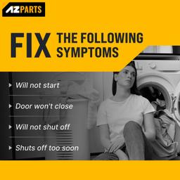 [Lifetime Warranty] 279570 Dryer Door Latch Strike Kit PS334230 AP3094183 14205029 236877 420198 423232 EED4300TQ0 LTE5243DQ6 - Fits GE Whirlpool Kenmore Roper KitchenAid - Pack of 2 thumbnail 1