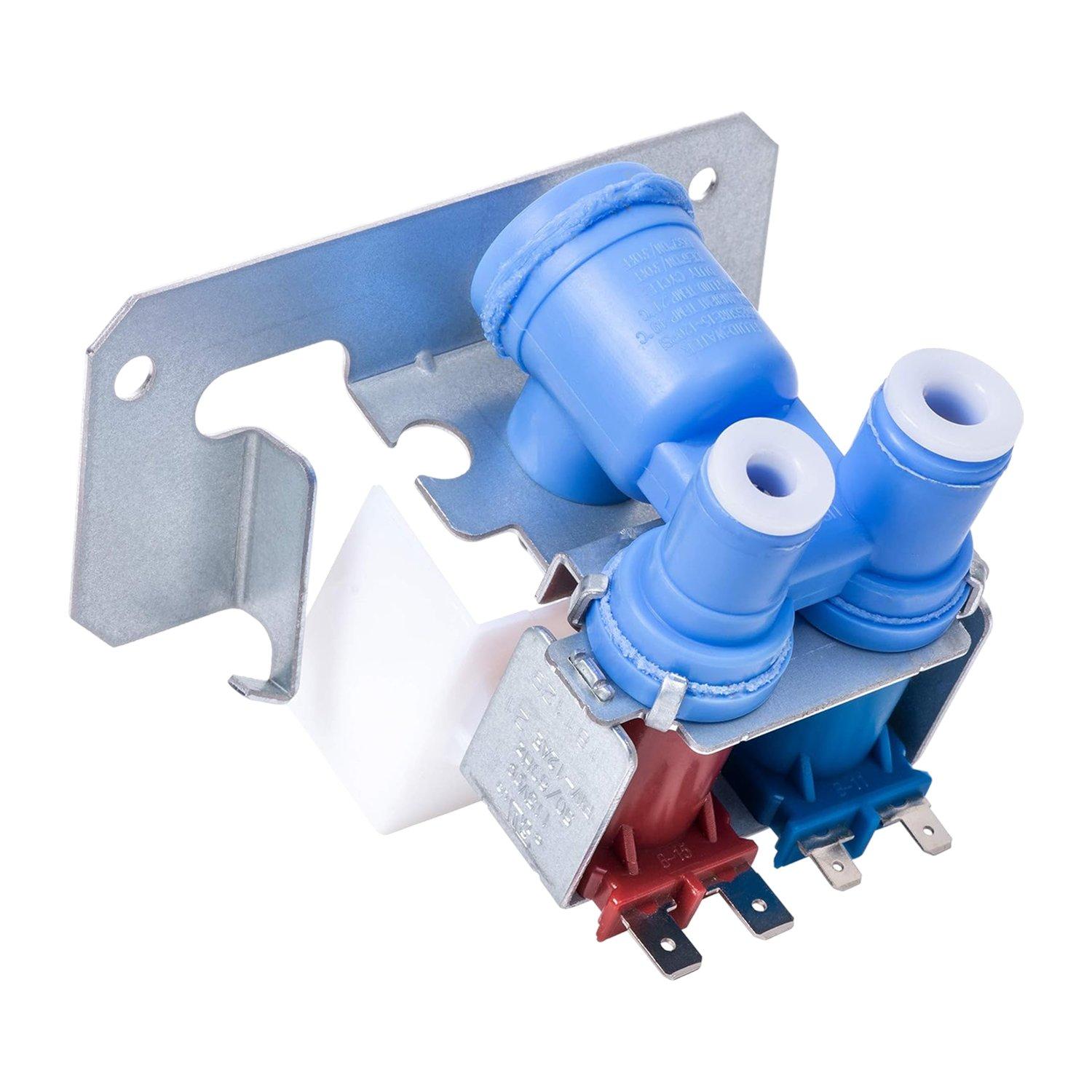 [Lifetime Warranty] WR57X10051 WR57X10032 Refrigerator Dual Inlet Water Valve - Compatible with GE, Hotpoint & Kenmore Refrigerators - Replaces WR57X10040 AP3672839 PS901314 IMV513 WR2X10105 image 0