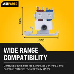 [Lifetime Warranty] WR57X10051 WR57X10032 Refrigerator Dual Inlet Water Valve - Compatible with GE, Hotpoint & Kenmore Refrigerators - Replaces WR57X10040 AP3672839 PS901314 IMV513 WR2X10105 thumbnail 1