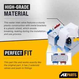 [Lifetime Warranty] WR57X10051 WR57X10032 Refrigerator Dual Inlet Water Valve - Compatible with GE, Hotpoint & Kenmore Refrigerators - Replaces WR57X10040 AP3672839 PS901314 IMV513 WR2X10105 thumbnail 3